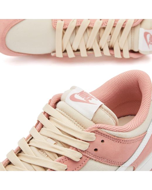 Nike Pink Dunk Low Retro Prm Sneakers for men