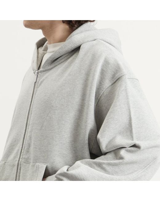 Sundays Gray Zip Hoodie for men