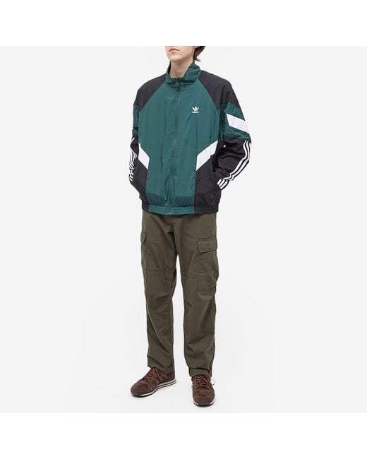 adidas Rekive Woven Track Top in Green for Men | Lyst
