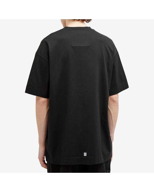 Givenchy Black Crest Logo T-Shirt for men