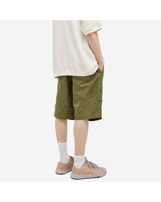 Maharishi Green Original Loose Organic Sno Shorts for men