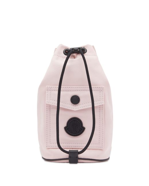 Moncler Pink Mini Drawstring Pouch Bag