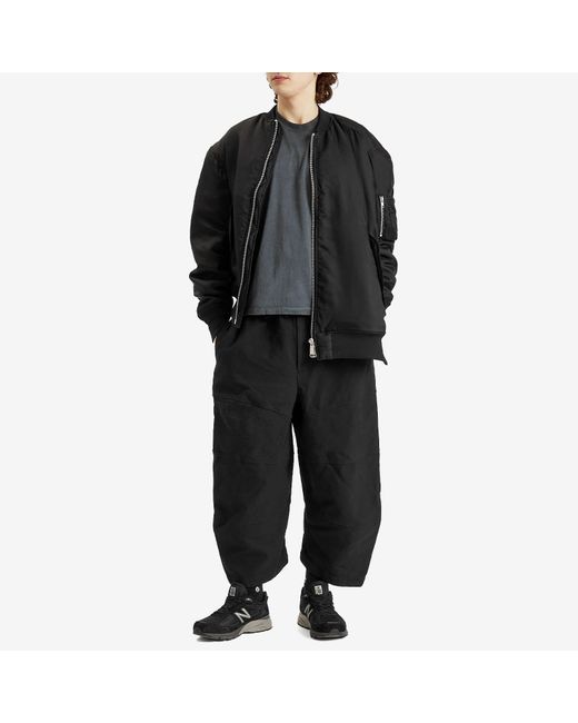 Comme des Garçons Black Comme Des Garçons Asymetric Bomber Jacket for men