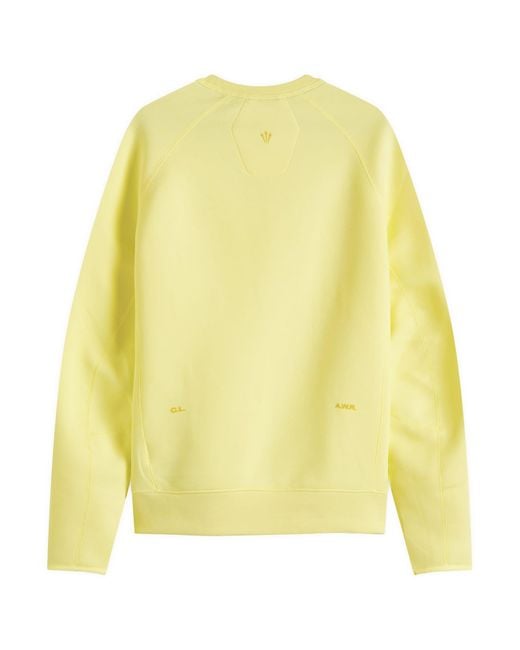 Nike X Nocta Tech Fleece Crew in Yellow | Lyst Nike X Nocta Tech Fleece Crew in Yellow | Lyst