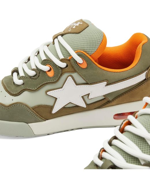 A Bathing Ape Green Road Sta New Sneaker for men