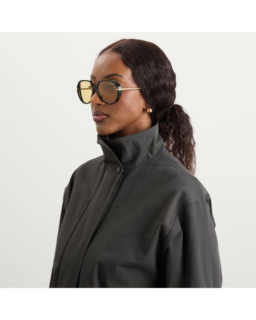 Bottega Veneta Natural Bottega Veneta Bv1436S Drop Sunglasses
