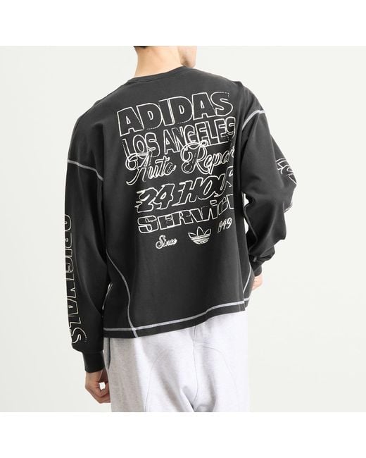 Adidas Black Og La Long Sleeved T-Shirt for men