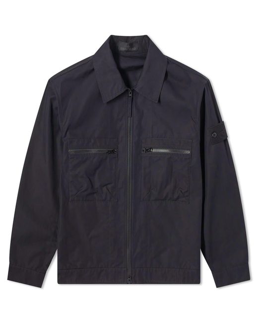 Stone Island Blue Ghost Ventile Shirt Jacket for men