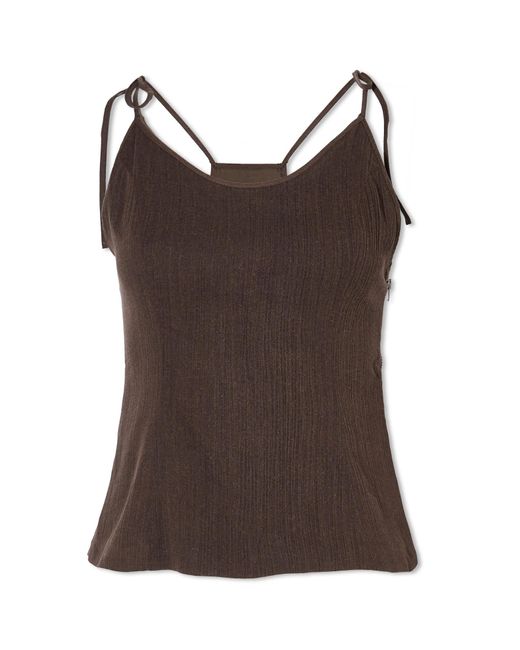 Our Legacy Brown Strin Tank Vest