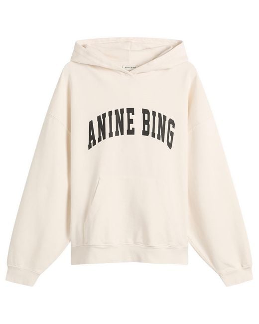 Anine Bing White Harvey Sweatshirt