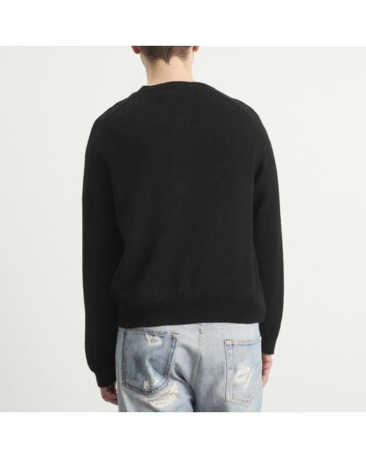 Our Legacy Black Linen Wool True Cardigan for men