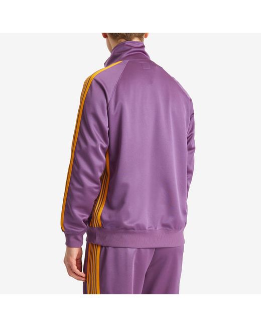 Needles Purple Poly Smooth Track Jacket for men