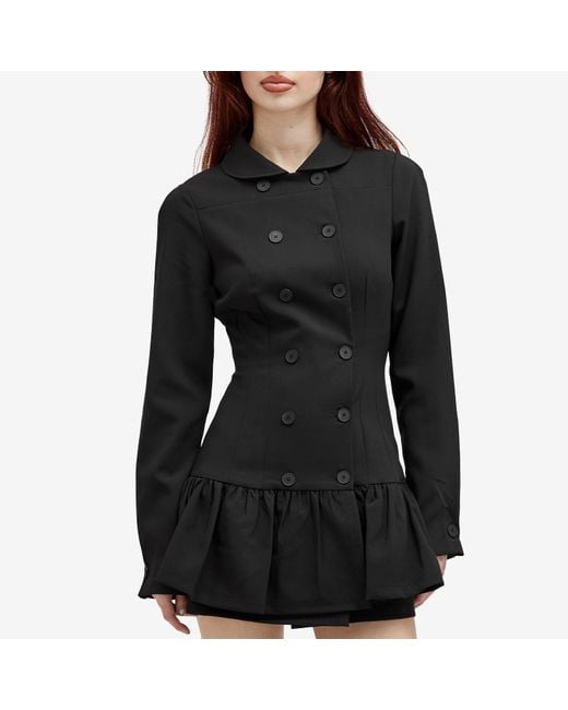 【PEACHY DEN】Romy Mini Dress ブラック Peachy Den Romy Mini Dress in Black | Lyst