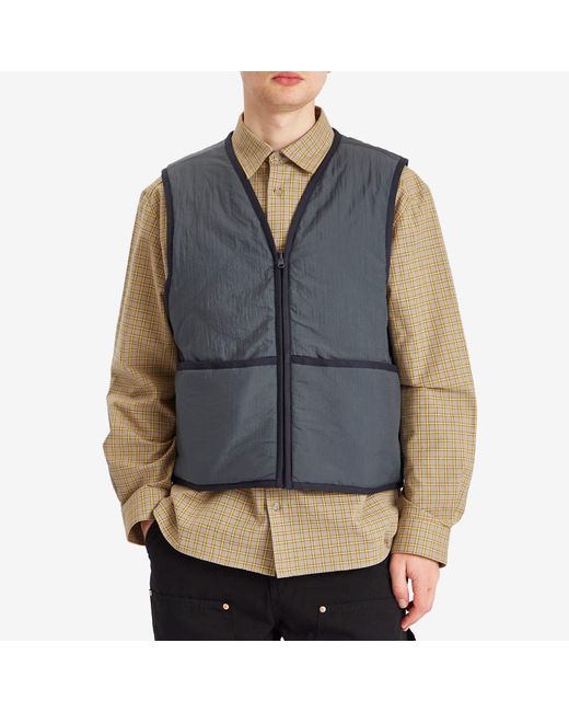 Merely Made Blue Reversible Vest for men