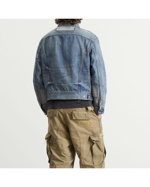 Mastercraft Union Blue Edo Vintage Denim Jacket for men