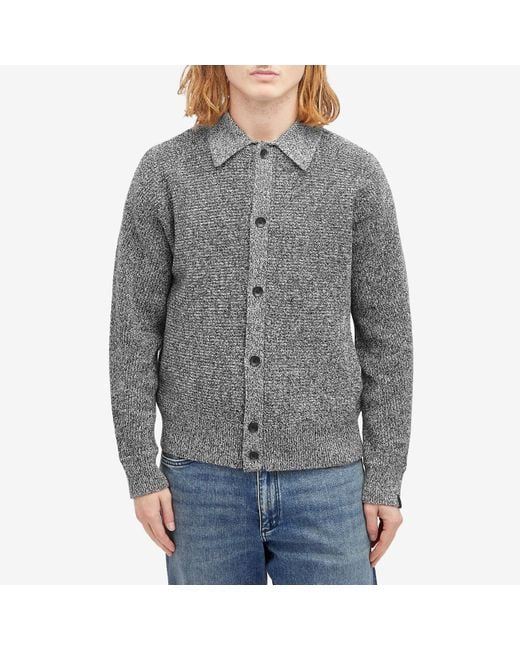 Rag & Bone Gray Dexter Marl Cardigan for men