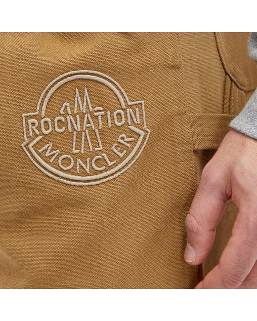 Moncler Brown Genius X Roc Nation Trousers for men