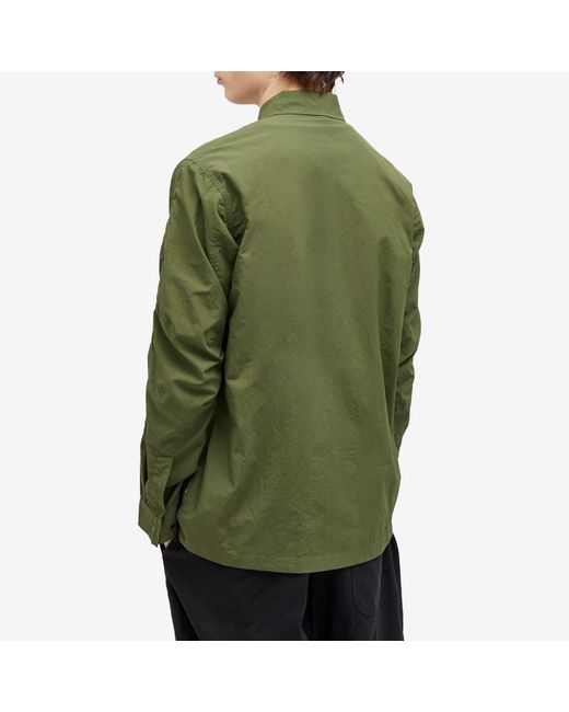 Maharishi Green Veg Dyed Tech Cargo Over Shirt for men
