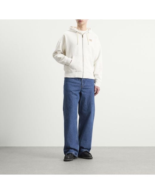 Polo Ralph Lauren White Polo Country Zip Hoodie for men