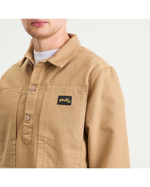Stan Ray Natural Painters Pop Over Shirt for men