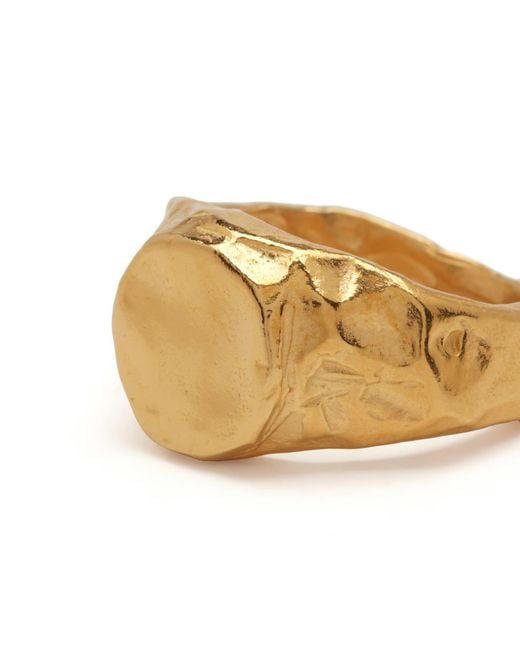 SIMUERO Metallic Sello Soye Ring