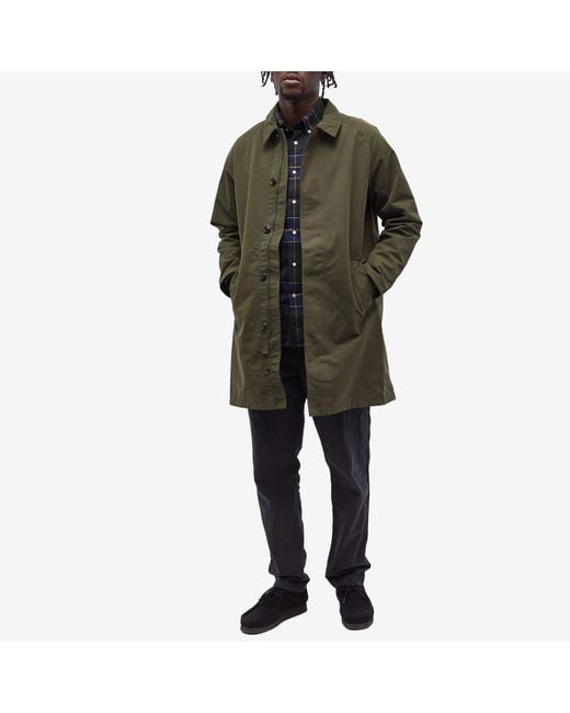 Barbour Green Cambridge Mac Jacket for men