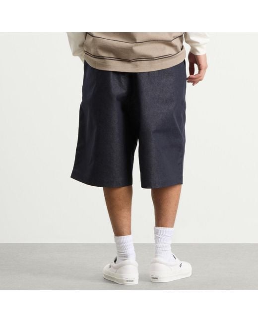 Comme des Garçons Blue Denim Shorts for men