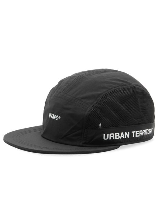 (w)taps Black Pertex Logo 5 Panel for men