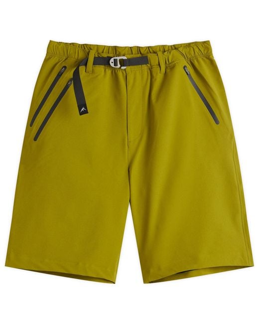 Purple Mountain Observatory Green Forest Shorts for men