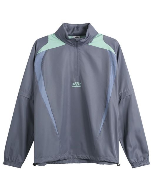 Umbro Blue Zip Off Sleeve Wind Jacket for men