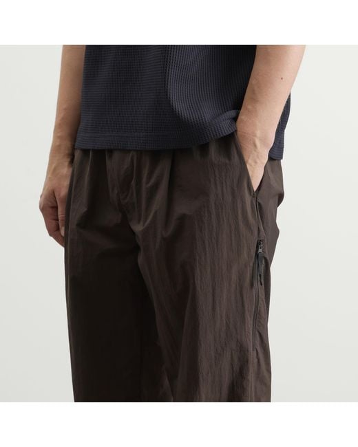 Snow Peak Brown Nylon Double Rip Trousers for men