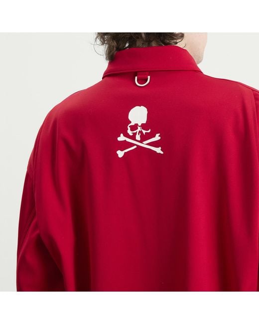 MASTERMIND WORLD Red Jersey Detroit Jacket for men