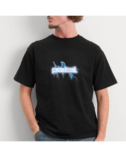 Postalco Black Lightning T-Shirt for men