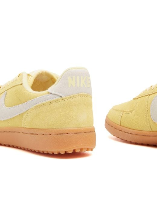 Nike Yellow Field General Suede W Sneaker