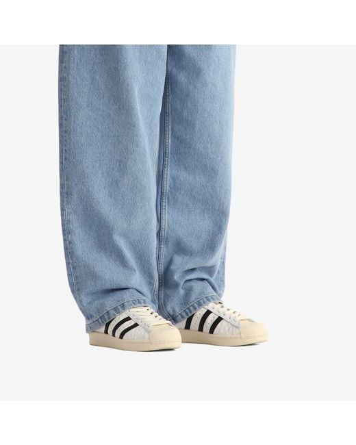 Adidas White Superstar Vintage W Sneaker