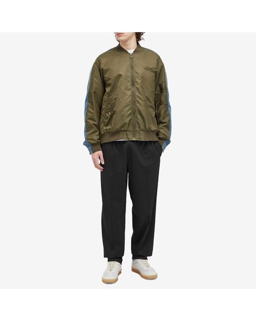 ☆人気【MAISON MARGIELA】☆SAGE GREEN NYLON PADDED JACKET☆ ☆関税込☆Maison Margiela☆SAGE GREEN NYLON PADDED JACKET