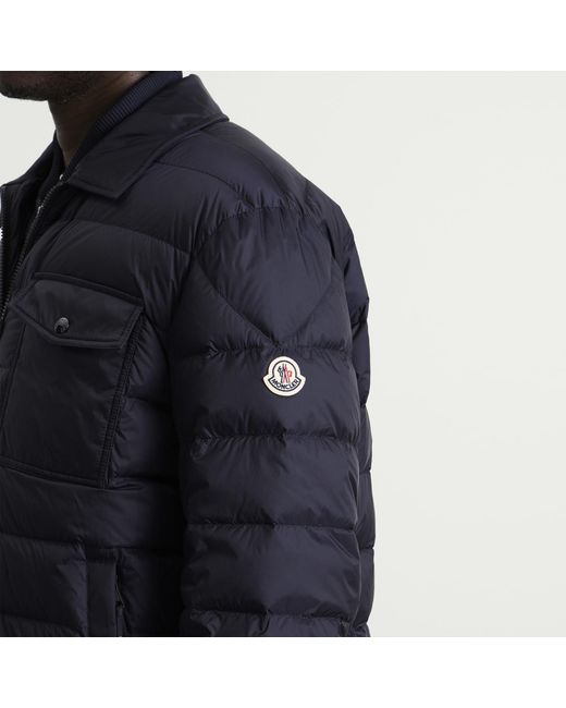 Moncler Blue Vydori Shirt Jacket & Gilet Set for men