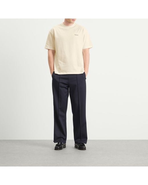 Palmes Natural Logo Stitch T-Shirt for men