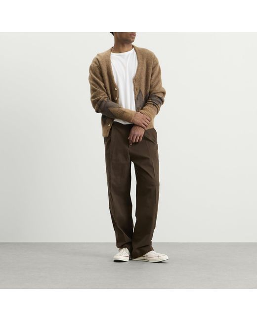 Second/Layer Green Second Layer Chevy Cardigan for men