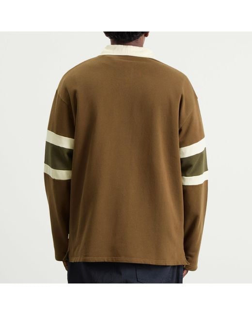 Forét Green Match Rugby Sweatshirt for men