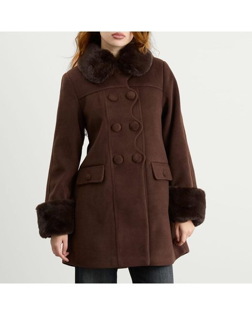House Of Sunny Brown Dolly Coat