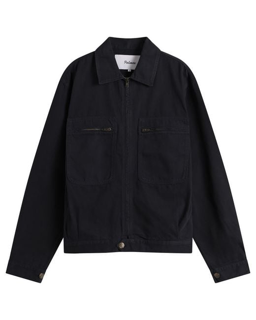 Palmes Black Worker Jacket for men