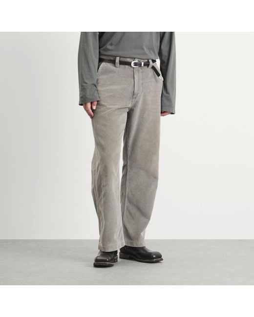 mfpen Cord Trousers in Gray for Men | Lyst