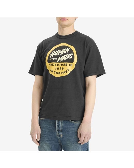 Human Made Black Seal Graphic T-Shirt for men