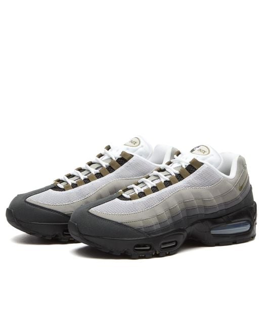 Nike Gray Air Max 95 Big Bubble Sneaker