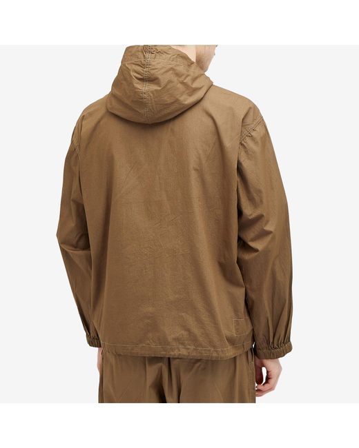 Universal Works Brown Broad Cloth Fistral Jacket for men