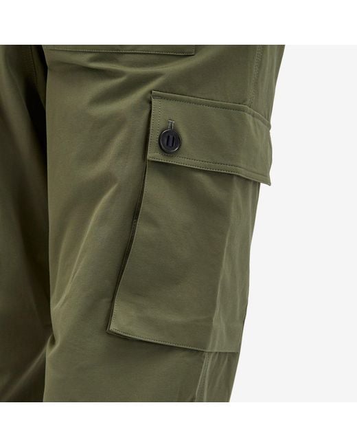 Paul Smith Green Elastic Waist Cargo Pants for men