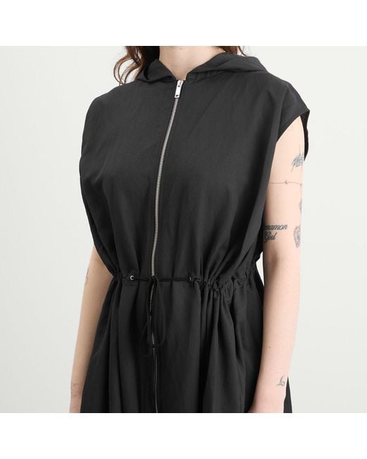Studio Nicholson Black Hooded Dress