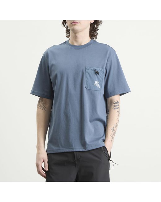 KARMA8A Blue Front Pocket T-Shirt for men