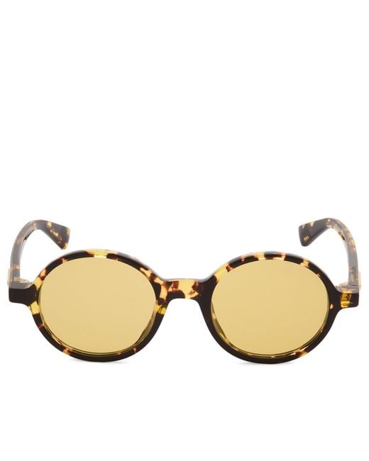 Bottega Veneta Metallic Bottega Veneta Bv1430S Slim Ribbon Sunglasses